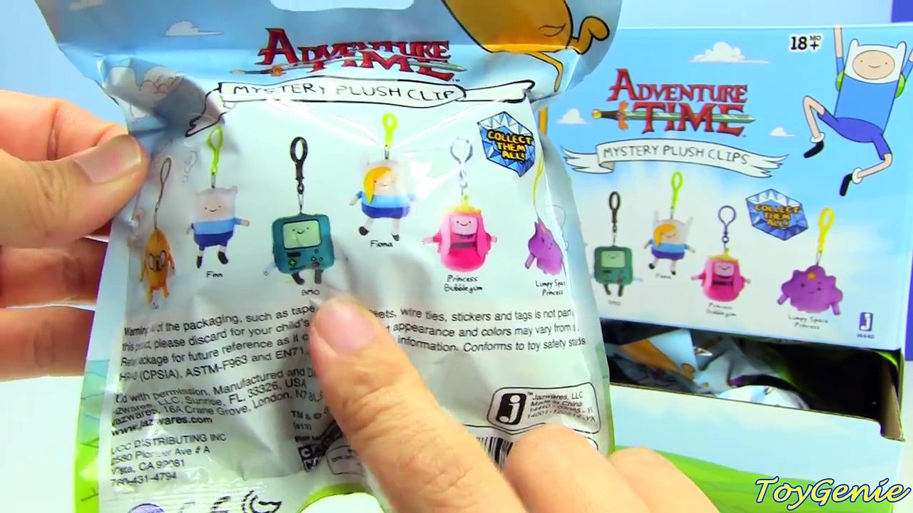 Adventure Time Mystery Plush Clips in Blind Bags