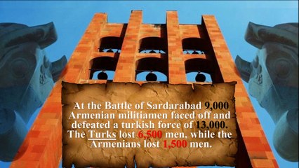 Αφιερωμένο στην αντίσταση  των Αρμενίων εναντίον του τουρκικού στρατού  28-05-1918