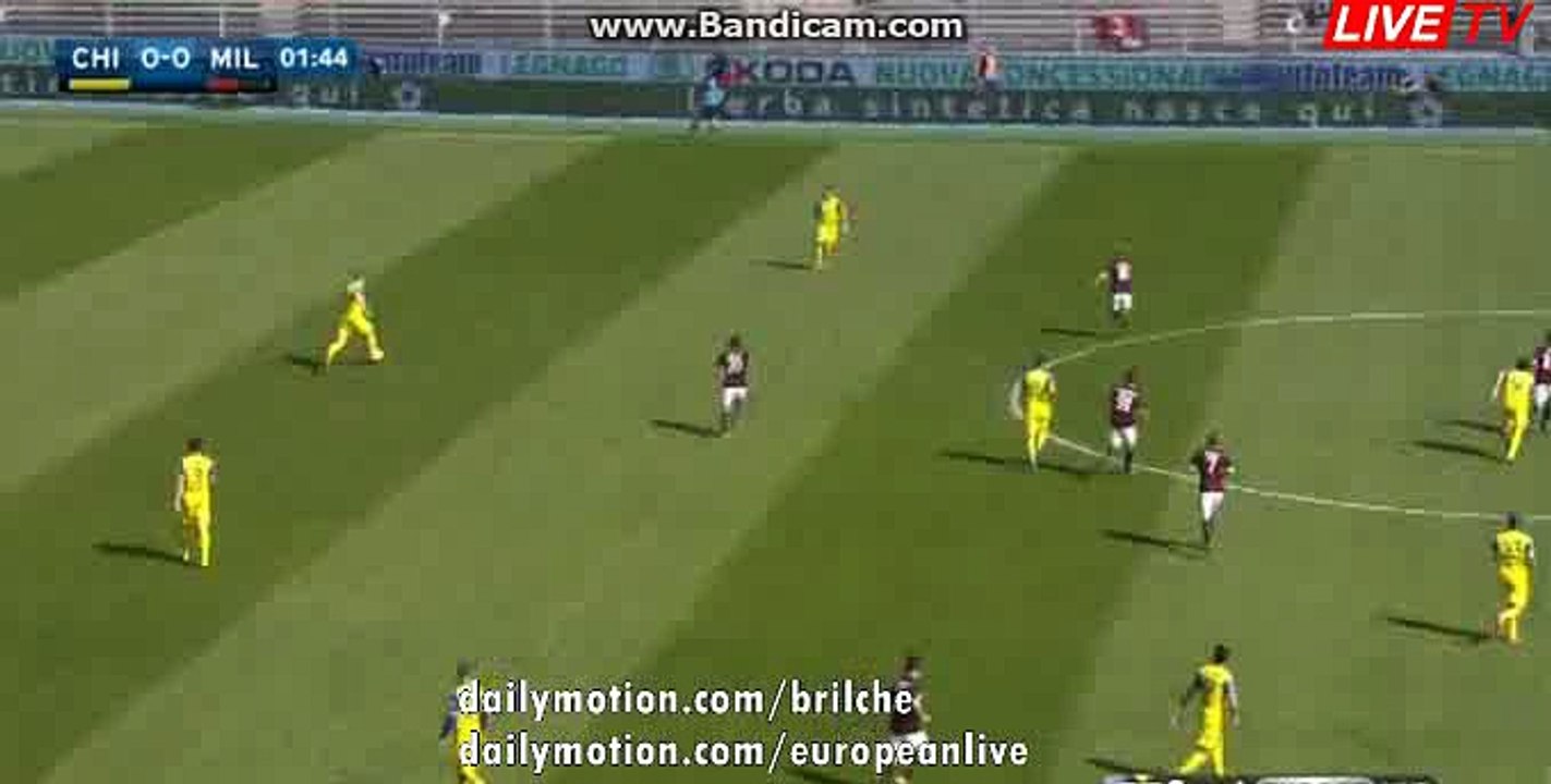 Milan Big chance 2nd Half | ChievoVerona 0-0 AC Milan - Serie A - 13.03.2016