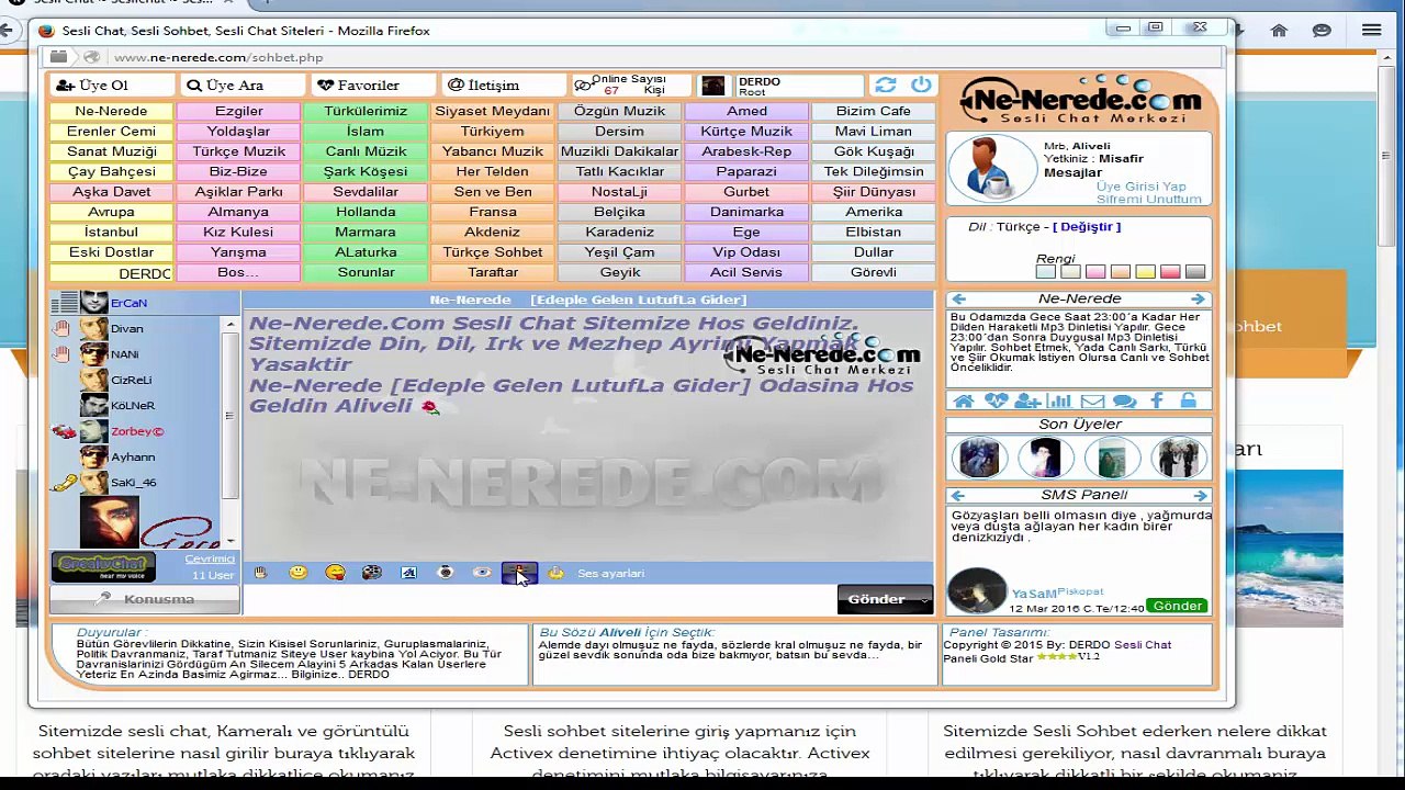 Sesli Chat Sitelerine Çoklu Giriş - Sesli  Sitelere Çoklu Giriş