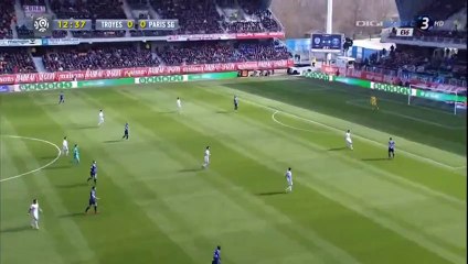 0:1 Edinson Cavani Goal HD - Troyes 0-1 PSG 13.03.2016 HD