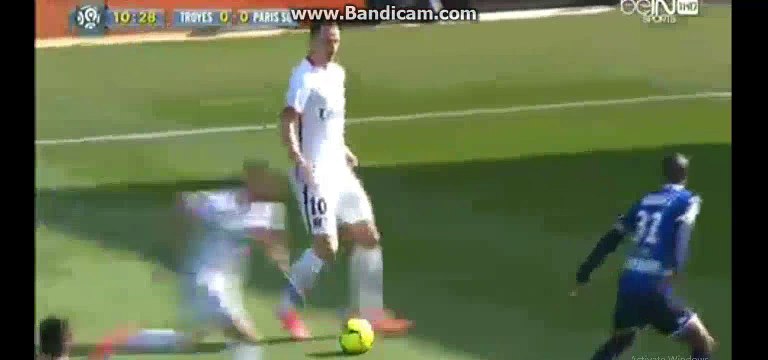 Zlatan Ibrahimovic Fantastic Elastico Skills - Troyes 0-3 Paris Saint Germain 13-03-2016