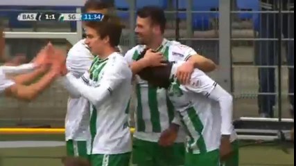 Edgar Salli Goal 1-1 FC Basel vs FC St. Gallen