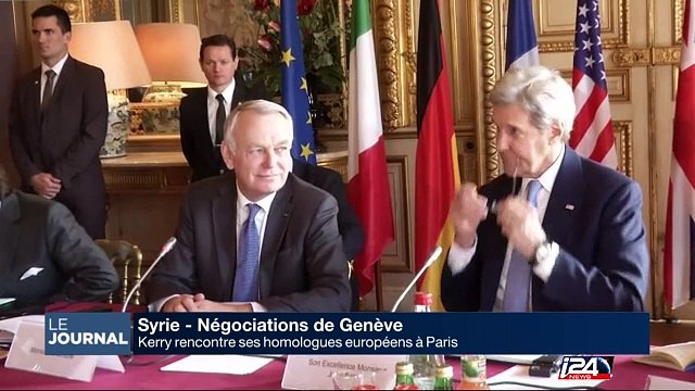 Syrie : Kerry rencontre ses homologues européens à Paris