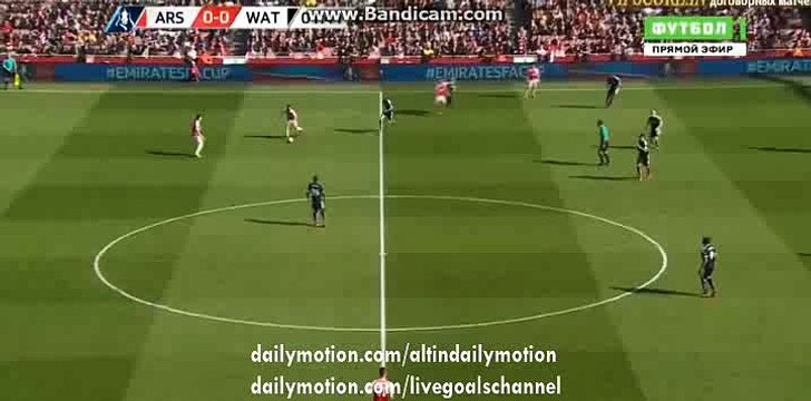 Alexis Sanchez Fantastic Chance HD - Arsenal vs Watford - FA Cup - 13.03.2016