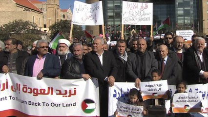 فلسطينيون بلبنان يدعون لرحيل مدير أونروا