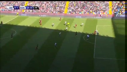 Goal Edin Dzeko ~Udinese 0-1 AS Roma~