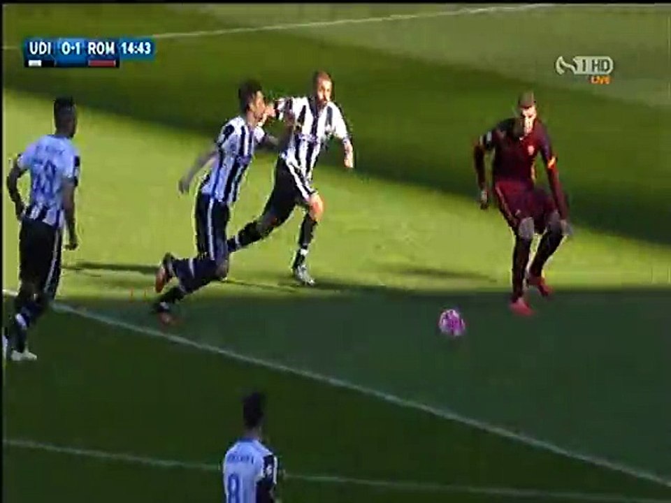 Dzeko Goal Udinese 0-1 Roma - Seria A 13.03.2016