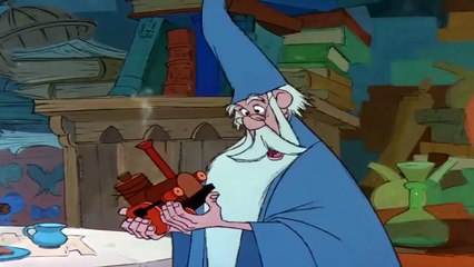 The Sword in The Stone - Merlin declars himself Wart's tutor HD