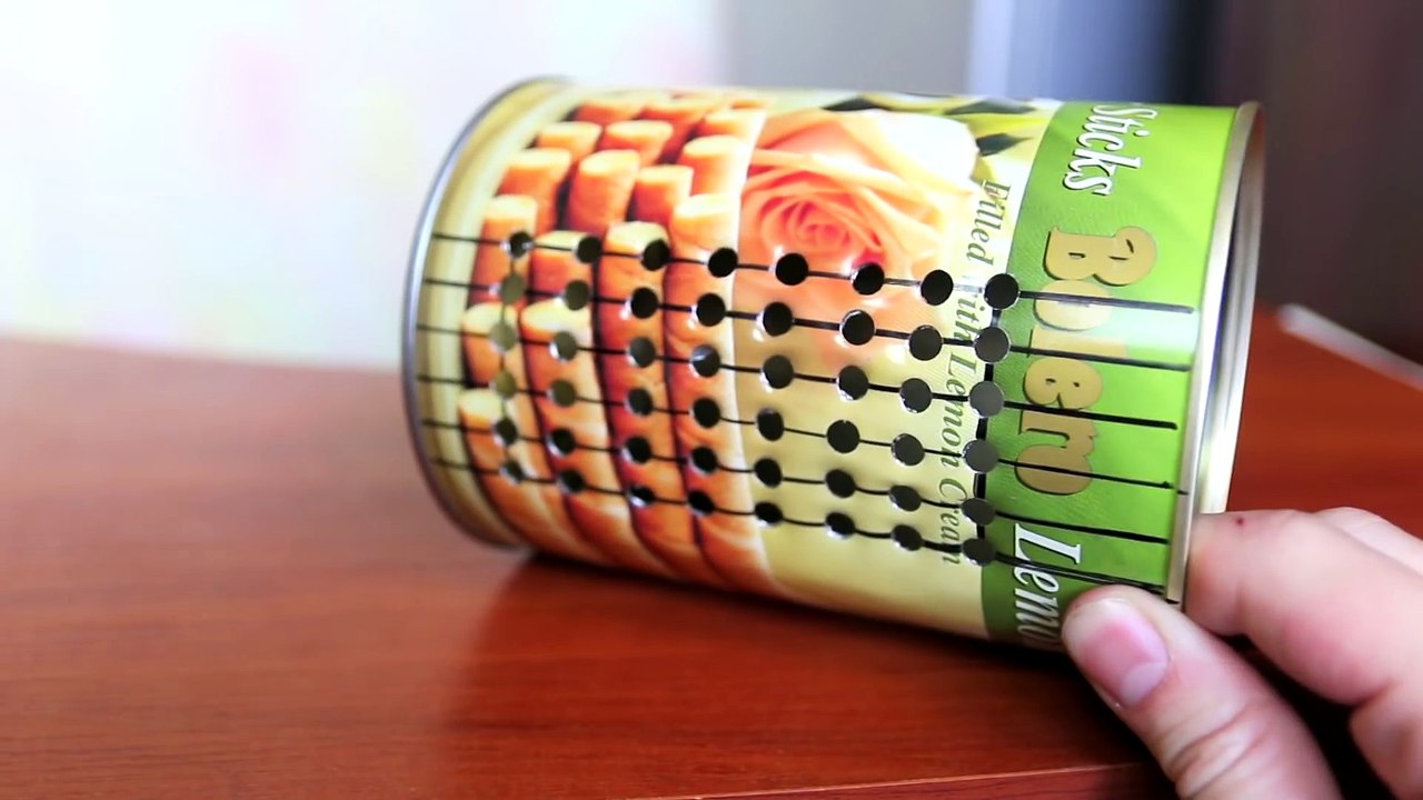 How to make a grater from a tin