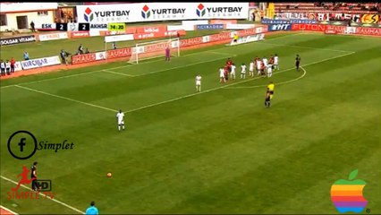 75' Bekdemir E. SUPER GOAL - Eskisehirspor 3-2 Akhisar Genclik Spor 13.03.2016