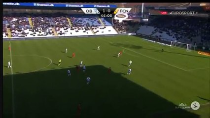 Mikkelsen T. GOAL - Odense 1-1 Nordsjaelland 13.03.2016
