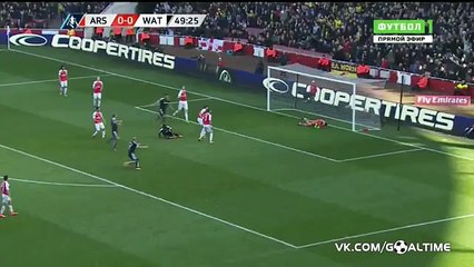 Odion Ighalo Goal HD  - Arsenal 0-1 Watford - 13.03.2016  FA Cup HD