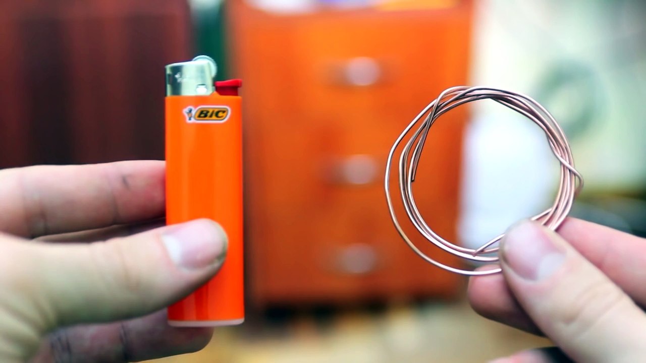 How to make a soldering iron out of a lighter
