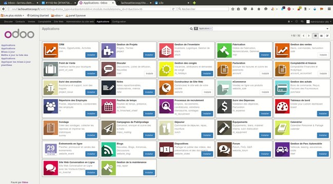 Odoo installer un module (addon)