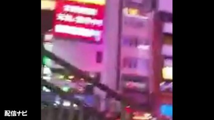 【しんやっちょ】大阪のひっかけ橋でドローンに遭遇（ツイキャス）