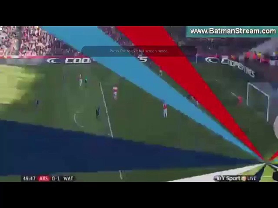 All Goals HD - Arsenal 1-2 Watford - 13-03-2016 FA Cup
