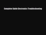 PDF Complete Guide Electronics Troubleshooting  EBook