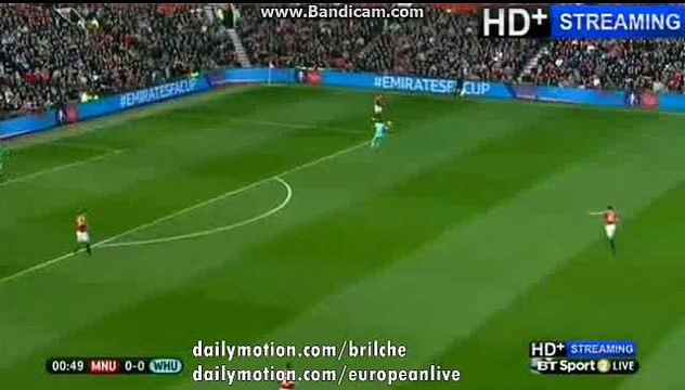 Half Time Highlights HD | Manchester United 0-0 West Ham United - Premier League - 13.03.2016