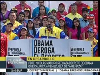 Pdte. Maduro: Un caos ha llevado Obama al mundo