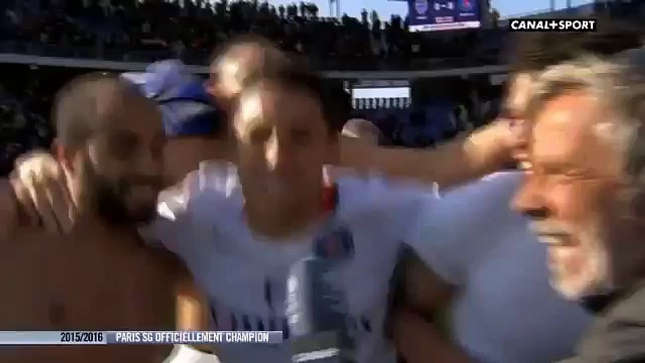 PSG Champion mon frere 2016 avec Paganelli