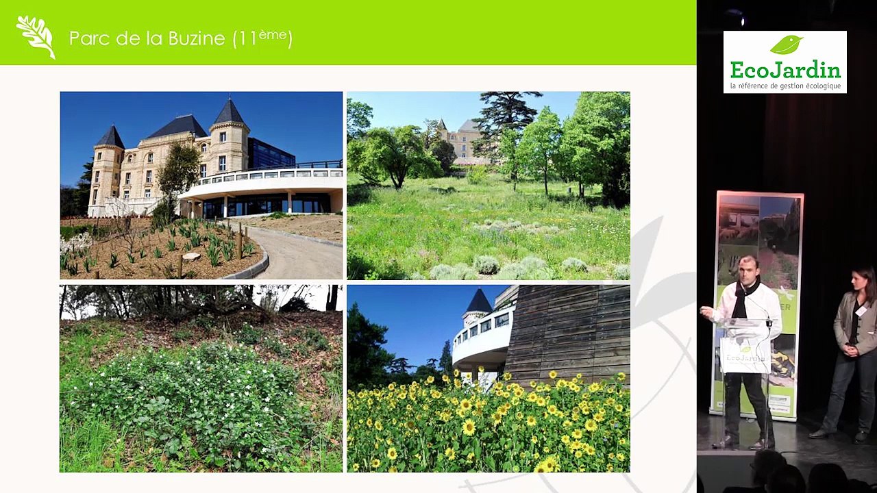 Label EcoJardin (2016) Mathilde  BOUTEILLE et  Frédéric  GOLETTO du  service  Espaces  Verts  et  Nature de  la  ville  de  Marseille  (13)