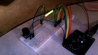 Arduino with MaxSonar EZ4 Proof of Concept