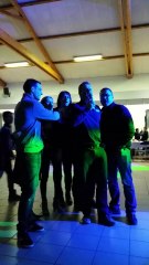 La chorale des organisateurs de la soirée