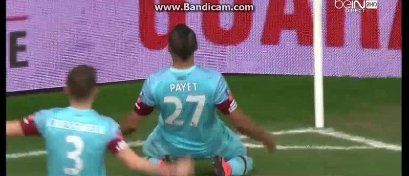 Dimitri Payet Free Kick Goal Manchester United 0-1 West Ham 13-03-2016
