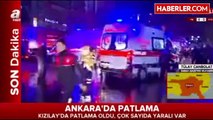 Ankara'da kızılay meydanında Büyük Patlama! Ölü ve Yaralılar Var