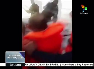 Guardias costeros turcos golpean a migrantes en el mar Mediterráneo