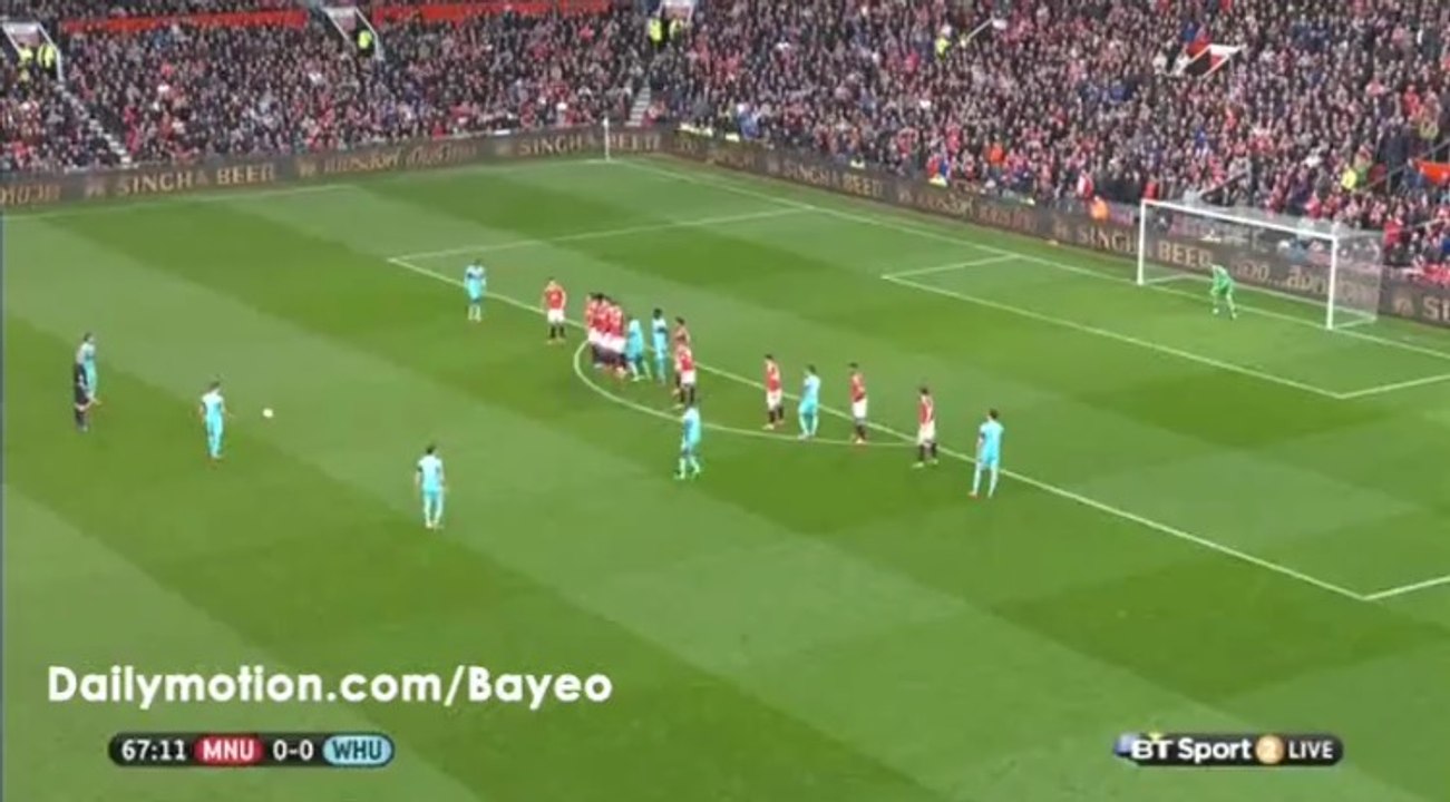 Payet Amazing Free-Kick Goal | Manchester United vs West Ham United HD
