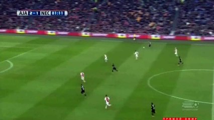 Jay-Roy Grot Goal - Ajax 2 - 2 Nijmegen - 13.03.2016