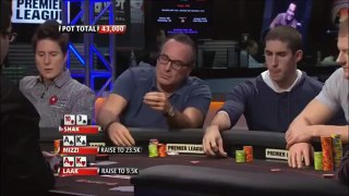 Phil Laak jinxes himself with Ace King