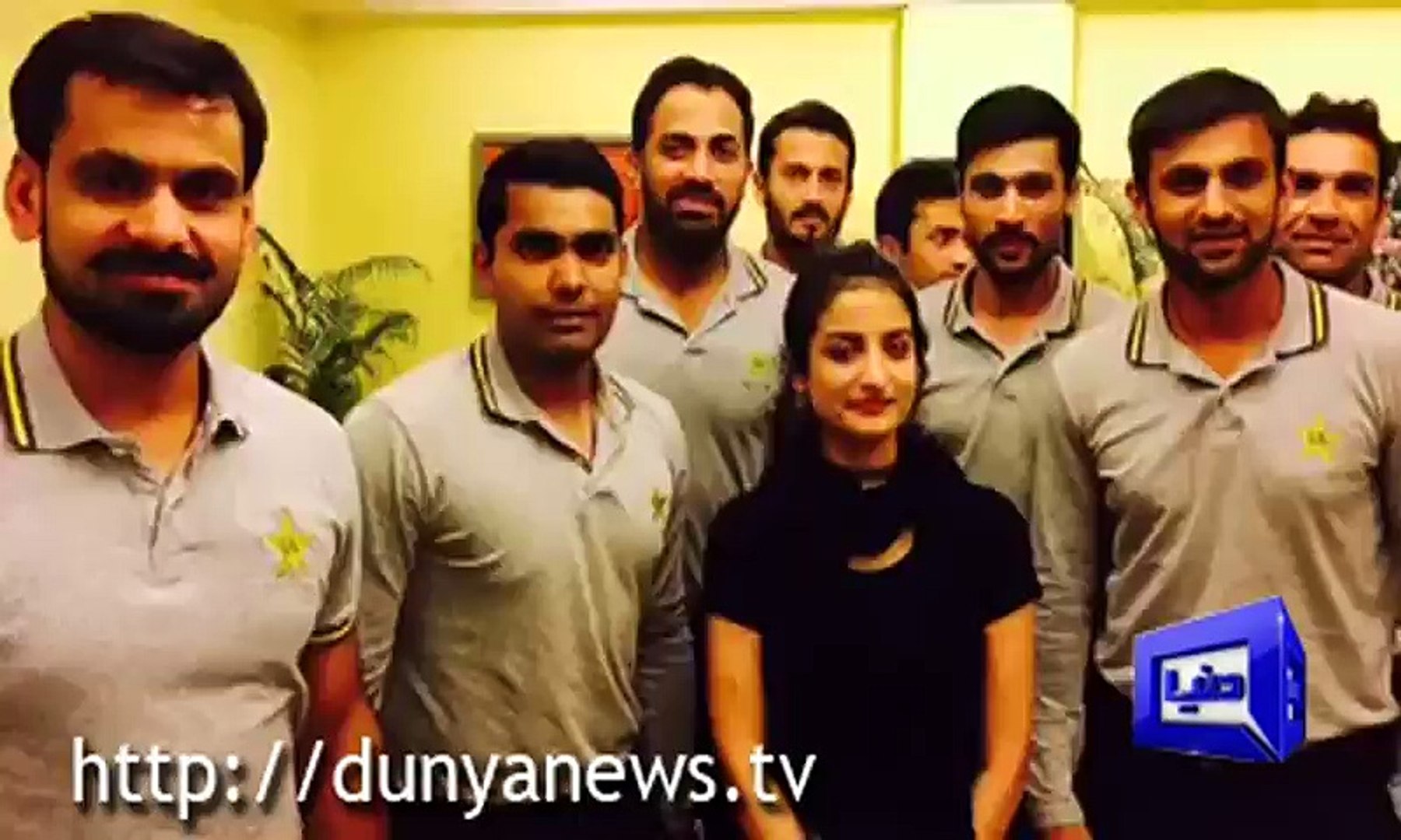 ⁣pakistani cricket enjoy a songs in india