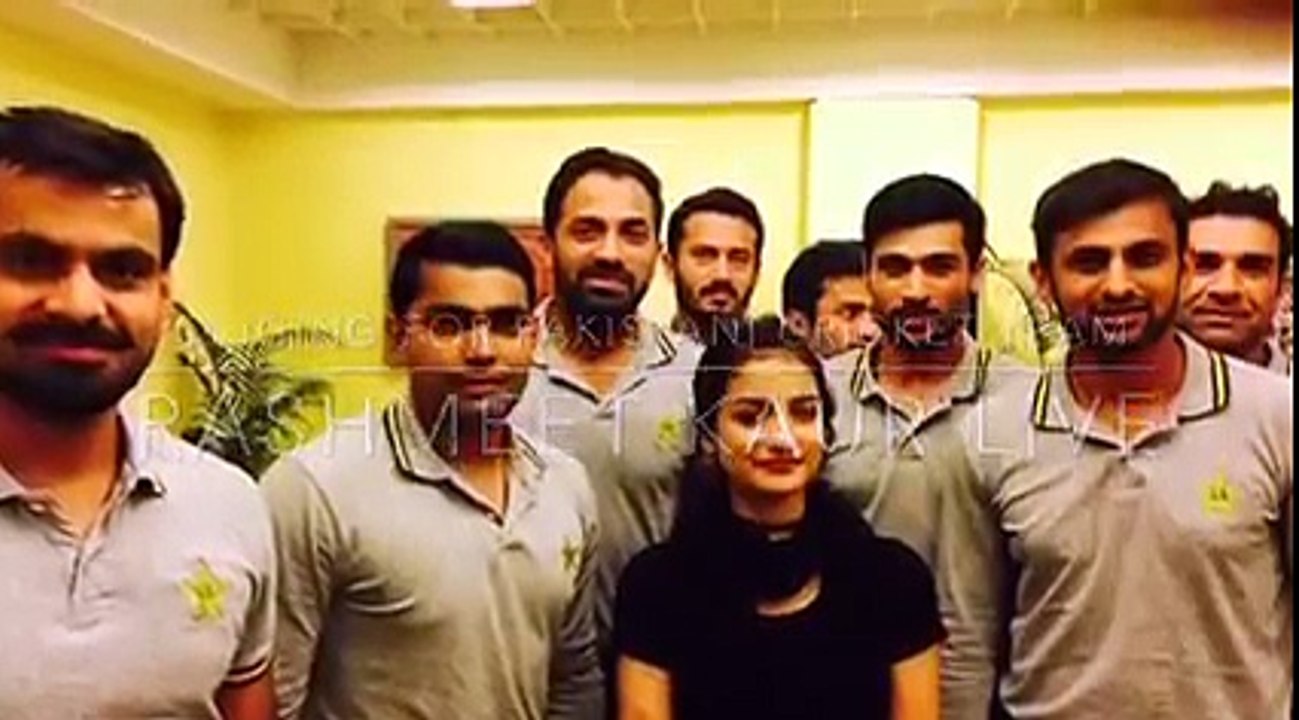 T20 World Cup 2016 - Pakistani cricket team in light mood before World T20  - Rashmeet kaur Song