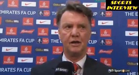 Manchester United 1-1 West Ham - Louis Van Gaal Post Match Interview