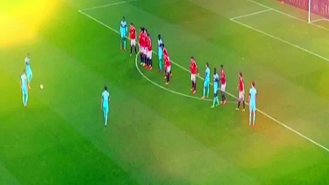Dimitri Payet Amazing Free Kick Goal Manchester United vs West Ham 0-1 FA CUP