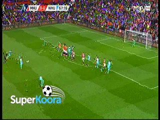 اهداف مباراة ( مانشستر يونايتد 1-1 وست هام يونايتد ) كأس الاتحاد الانجليزي