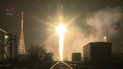 Launch of Resurs-P #3 on Russian Soyuz 2-1B