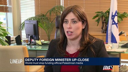 Israeli Deputy Foreign Minister up-close : world must stop funding Palestinian media