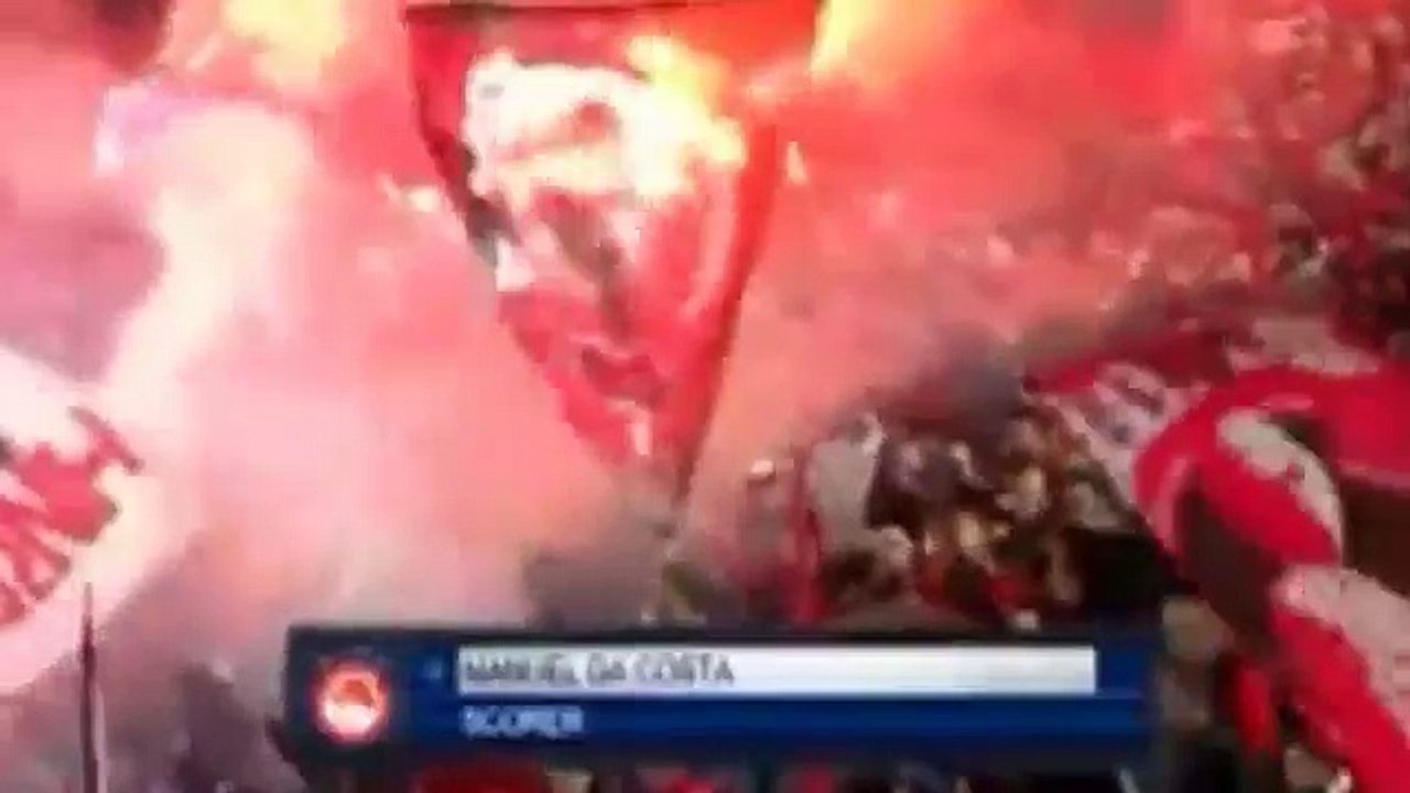 Manuel da Costa Γκολ - Ολυμπιακός vs Παναθηναϊκός 2-1 - Manuel da Costa Goal (13-3-2016)