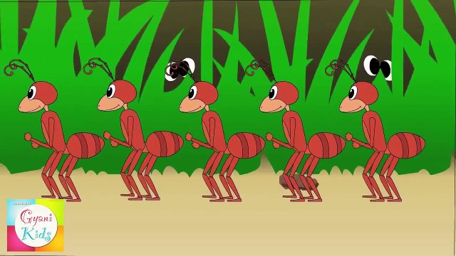 The Ants go Marching One by One - English Nursery Rhymes - Cartoon/Animated Rhymes For Kid