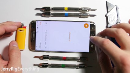 Galaxy S7 Edge - Bend Test, Scratch test, Burn Test