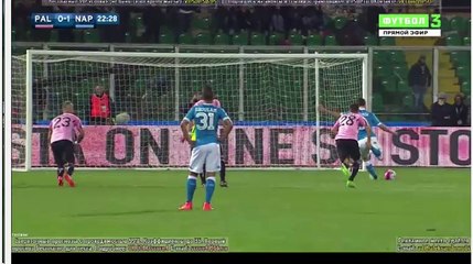 Gonzalo Higuain Goal -   Palermo 0-1 SSC Napoli 13.03.2016