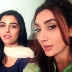 Maya Ali & Ayesha Khan Singing OST of Mann Mayal