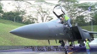 Singapore's defence budget rose from from $8.6b in 2004 to $12.2b in 2013 - 06Mar2014