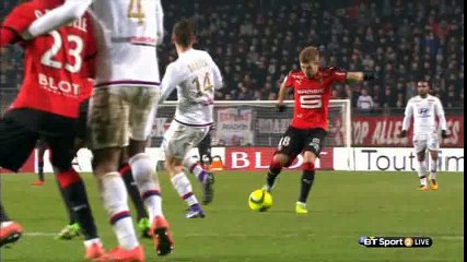 Fallou Diagne Goal HD - Rennes 1-2 Lyon - 13-03-2016