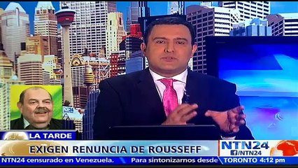 Dilma Rousseff no tiene la capacidad de renunciar, pero no tiene cómo continuar: periodista político a NTN24