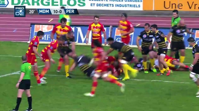 PROD2 - Résumé Mont de Marsan-Perpignan: 27-22 - J22 - Saison 2015/2016